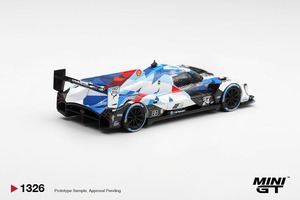 Minigt Druckgussmodelle 1:64 # 1326 M Hybrid V8 GTP # 24 M Team <span class=keywords><strong>RLL</strong></span> 2024 IMSA Daytona 24 Stunden Metallmodell Sportwagen Blau Unisex Kollektion - Product Image 2