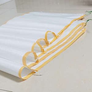 Sac tissé en polypropylène blanc vide de 50 kg, refermable, pour albums et vinyles, sacs de sable en polypropylène tissé - Product Image 3