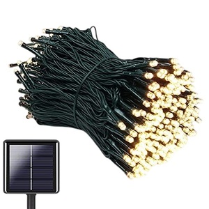 Solar Christmas <b>Lights</b> 300 LED Warm White 2700K 30M 1.2V IP44 Outdoor <b>String</b> <b>Lights</b> - Product Image 1