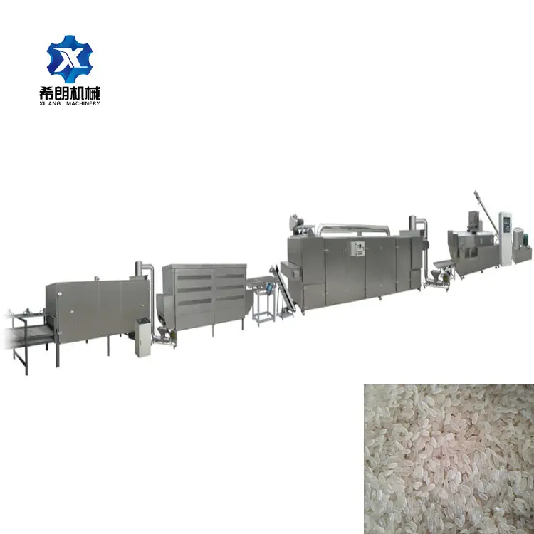 Máquina secadora industrial de 11 metros y 7 capas para secar la máquina extrusora de arroz fortificado
