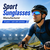 Lunettes de cyclisme avec revêtement miroir UV400, verres PC coupe-vent et anti-poussière, lunettes de sport de plein air, lunettes de vélo pour hommes et femmes, lunettes de VTT