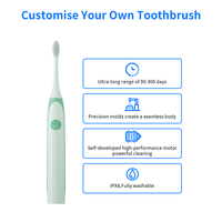 Brosse à dents électrique sonique pour enfants, USB-C, poils doux, pour dents sensibles, minuterie, étanche IPX8, blanchiment des dents, 5