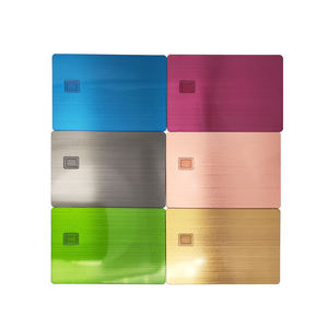 Aucune puce disponible gravure laser bande magnétique et fente pour puce carte de <span class=keywords><strong>crédit</strong></span> en métal vierge - Product Image 5