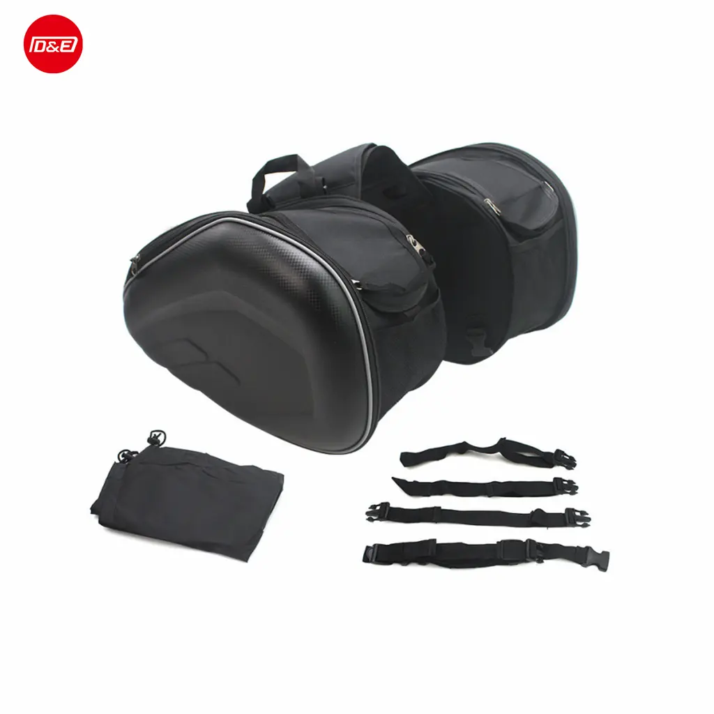 Bolsa lateral para motocicleta, fabricante, à prova d' água, esportiva, couro pu, tanque de viagem, capacete de motocicleta para um par