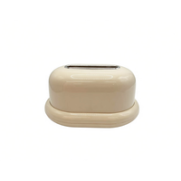 Boîte à mouchoirs classique personnalisée (chromée) – Organisateur de serviettes en plastique pour bureau