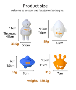 Arroseur en silicone personnalisé de dessin animé mignon pour les bébés et les tout-petits jouant à la baignoire - Product Image 5