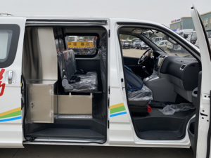 Véhicule mortuaire Foton, ambulance de transport de corps, compartiment réfrigéré en acier inoxydable pour salons funéraires - Product Image 5