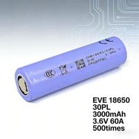 Batterie lithium-ion rechargeable haute puissance INR18650 30PL 3000mAh pour plateforme élévatrice électrique