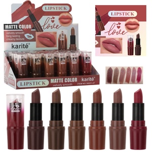Rouge à lèvres mat Karité 3,5g – Maquillage cosmétique en gros – Texture crémeuse veloutée longue tenue – Vente en gros - Product Image 2
