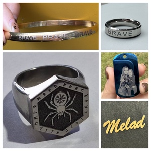 Nueva máquina de marcado láser 3D portátil de alta velocidad 20W-100W con soporte DXF/PLT/AI para grabado profundo de metal - Product Image 4