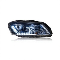 Phares projecteurs HXFG pour Passat B7 Magotan B7L 2011-2014, version européenne, avec feux de jour LED et clignotants dynamiques 12V pour Volkswagen