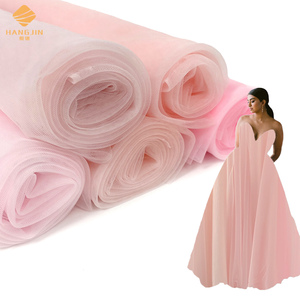 Wholesale 100% NYLON Illusion Tulle Mesh Fabric pink Color Tulle <strong>Net</strong> for Tutu Dress Children's Skirt DIY - Product Image 1