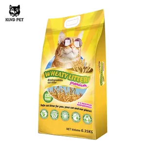 Material de tofu maca para gatos atacado de fábrica com areia para gatos com fragrância forte