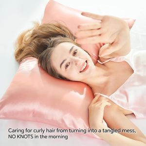 Nhà Máy Bán Buôn Chất Lượng Cao Sang Trọng Lụa Vỏ Gối Biểu Tượng Tùy Chỉnh Satin Gối Trường Hợp Lụa Satin Gối Bao Gồm Với Dây Kéo - Product Image 6