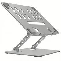 Support pour ordinateur portable en acier réglable en hauteur et pliable, idéal pour la maison et le bureau