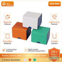 Boîte de rangement pour cartes à collectionner en cuir PU horizontal personnalisable de qualité supérieure avec logo pour le rangement des jeux de société