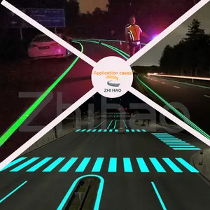 Stockage d'énergie Peinture de marquage routier auto-lumineuse Peinture de marquage routier photoluminescente thermoplastique Peinture qui brille dans l'obscurité