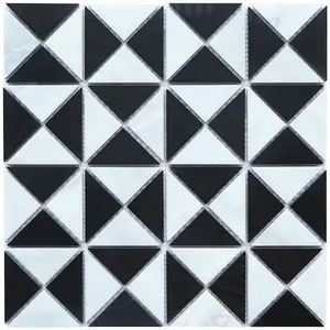 Mosaic Marble Tiles White Triangle White Marble Mosaic Tile
