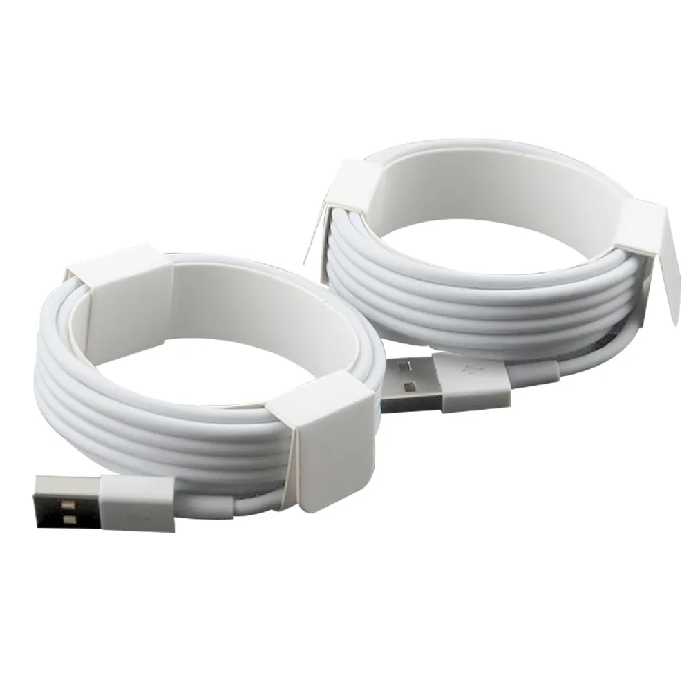 White Charger Cable With 8pin Cable 6ft 10ft Extra Long For iPad for iPhone XS X XR 8 8P 7 6 6s 5 Cord Fast Charging Wire