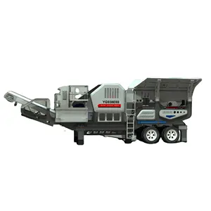 Large Capacity Mobile Crusher Line For Gold Extract And Stone Broken Mining Machinery