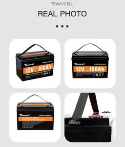 Tewaycell Wiederaufladbarer 12,8V 100Ah LiFePO4 Solarbatterie-Pack mit 4000 Zyklen - Product Image 3
