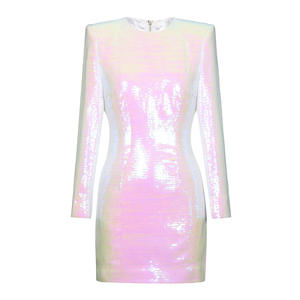 LS2580 Nouvelle mode de robes d'anniversaire bling bling pour femmes <span class=keywords><strong>robe</strong></span> à sequins pour femmes mini <span class=keywords><strong>robe</strong></span> de soirée pour soirée club - Product Image 2