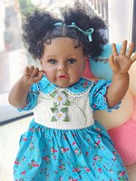 Poupée Bébé Reborn en Silicone de 60 cm, Jouet pour Enfants, Princesse Nouveau-né Exquise en Vinyle, Fille Vivante, Cadeau d'Anniversaire pour Bébés
