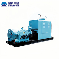 Pompe à boue à piston triplex haute pression CGE WUXI, 6 vitesses variables, 1500 L/min, 12 MPa, pour forage géologique et forage sans tranchée HDD