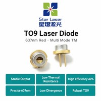 Diode laser rouge originale Ushio HL63283HD 638nm 1200mW TO-9 pour module de projection laser à haute saturation