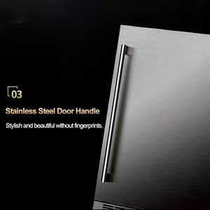 Réfrigérateur à boissons Vanace pour comptoir, réfrigérateur compact avec porte en verre, vitrine réfrigérée pour magasin de détail - Product Image 3