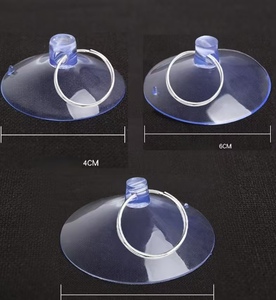 Gancho de Ventosa con Anillo de Tracción, Ventosa de PVC Perforada para Pared de Vidrio, Fuerte <span class=keywords><strong>Fuerza</strong></span> de Succión, Puede Colgar Peluches - Product Image 3