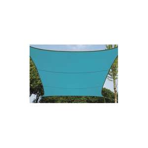 Perel <b>SHADE</b> SAIL - SQUARE - 3.6 x 3.6 m - COLOUR: SKY BLUE - Product Image 4