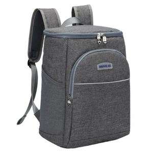 Custom Oxford Grocery Picnic <b>Backpack</b> Logo Wholesale Outdoor Waterproof <b>Thermal</b> Insulated Leakproof Zipper Portable Shoulder Bag - Product Image 1