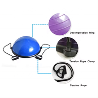 Machine d'entraînement créative pour le sport et le yoga, appareil de fitness Pilates, demi-ballon d'équilibre pour le yoga, entraîneur Pilates, ballon d'ondulation rapide