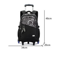 Sac à dos d'école pour enfants de haute qualité en gros d'usine, mochilas escolares, sac à roulettes pour enfants de 6 ans, sac d'école pour garçons