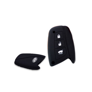 Funda de silicona para llave de coche Hyundai, accesorio de protección para modelo IX45 Azera Santa Fe 2013 - Product Image 1
