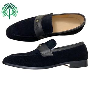 Mocasines de Vestir de Lujo para Hombre, Tallas Grandes, de Marca, de Cuero Genuino de Ante, Estilo Oxford, Fabricantes de Zapatos - Product Image 2