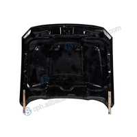 BENSNEES Capot avant personnalisé en fibre de carbone noire pour Ford Mustang GT GT500 2018-2023 – Amélioration du capot moteur en carbone