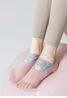 Logo personnalisé Chaussettes OEM Toe Yoga Personnaliser Cinq Doigts Toe Yoga Chaussette