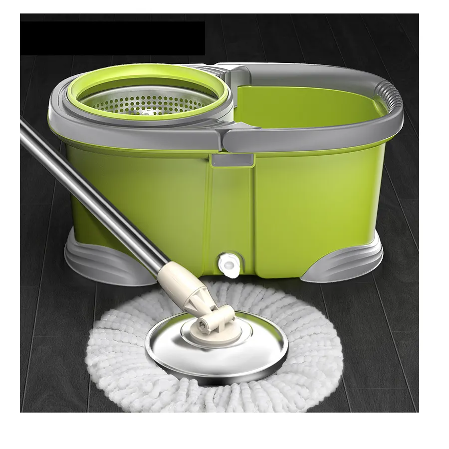 Factory sales cubeta con trapeador giratorio spin cleaning mop bucket spin magic mop 360 spin wring mop
