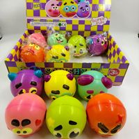 Jouets promotionnels : Balles à presser extensibles, jouets farfelus anti-stress, balles moelleuses à visage d'animal pour la relaxation