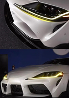 J ONE Vente Chaude Pièces Auto CSL Module LED DRL Jaune Ensemble pour Toyota Supra Drl 2018-UP Accessoires d'Éclairage Automobile