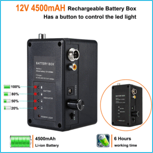 Caméra de <span class=keywords><strong>plombier</strong></span> 23MM avec écran LCD 7 pouces, système de caméra d'inspection des canalisations, équipement, câble de 20m, caméra d'inspection de plomberie - Product Image 3