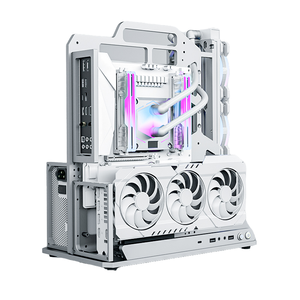 Socooler SOC-A Mid Tower ATX Gaming <span class=keywords><strong>Computer</strong></span> gehäuse <span class=keywords><strong>Mini</strong></span>-ITX-kompatible Aluminium legierung dreiseitig gehärtete Glasscheibe privat - Product Image 5