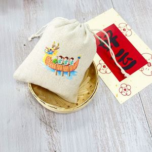 Wholesale Customized logo 10*15cm Jewelry <b>Bag</b> Cotton Canvas Jewelry Pouch <b>Small</b> Cotton Pouch - Product Image 2