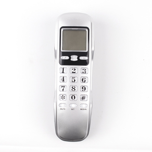 Teléfono con cable único montable en la pared Teléfono analógico Teléfono <span class=keywords><strong>fijo</strong></span> Teléfono pequeño Teléfono con cable para Baño de hotel - Product Image 2