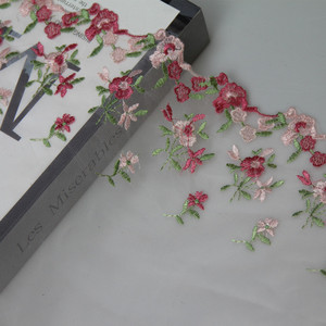<span class=keywords><strong>Pizzo</strong></span> ricamato squisito <span class=keywords><strong>e</strong></span> semplice a strisce a tre colori - Product Image 2
