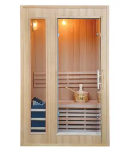 DIY Portabel Ruang Sauna Kayu Ruang Sauna Inframerah Dalam dan Luar Ruangan Sauna Uap