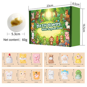 Coffret Cadeau Luxe 12 Bombes de Bain avec Jouets Surprise du Zodiaque à l'Intérieur, Emballage Personnalisé, Logo OEM ODM pour Spas de Luxe et Boutiques - Product Image 5