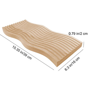 Water ripple <b>tray</b>, Nordic dessert beech wood cutting board, wooden bread plate, food photography prop, wooden plate, dessert - Product Image 4